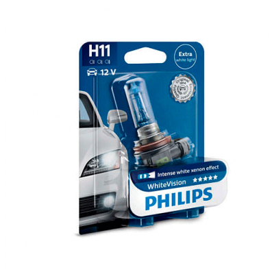 Галогеновая лампа Philips WhiteVision H11